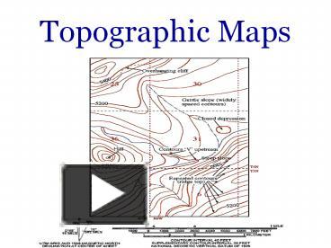 Ppt – Topographic Maps Powerpoint Presentation 