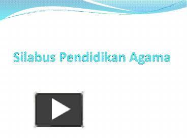 PPT – Silabus Pendidikan Agama PowerPoint Presentation | Free To ...