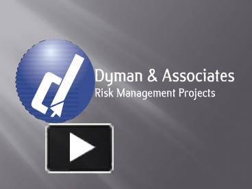 PPT Dyman Associates Risk Management Projects Business Continuity