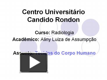 PPT – Centro Universit PowerPoint Presentation | Free To Download - Id ...