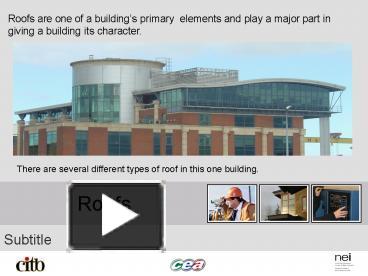 PPT – Roofs PowerPoint Presentation | Free To Download - Id: 5c4f64-ODY5N