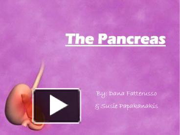 PPT The Pancreas PowerPoint Presentation Free To Download Id