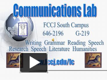 non technical presentation topics for communication lab