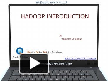 PPT – Introduction To Hadoop Technologies PowerPoint Presentation ...