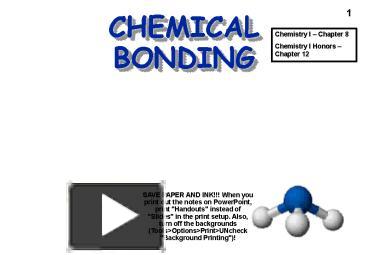 PPT – CHEMICAL BONDING PowerPoint Presentation | Free To Download - Id ...