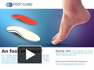 PPT – Orthoses For Pain And Foot Disease PowerPoint Presentation | Free ...