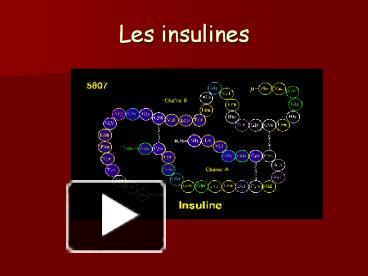 Ppt Les Insulines Powerpoint Presentation Free To View Id Fd