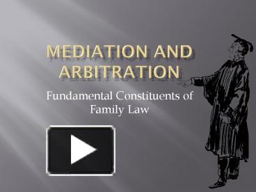 PPT – Mediation And Arbitration PowerPoint Presentation | Free To ...