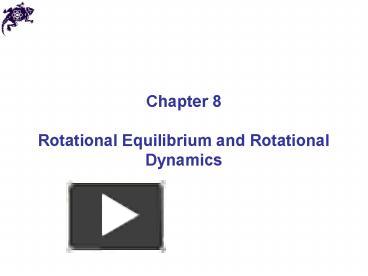 PPT – Rotational Equilibrium And Rotational Dynamics PowerPoint ...