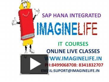 Ppt Sap Hana Integrated Online Training In Hyderabad Bangalore Powerpoint Presentation