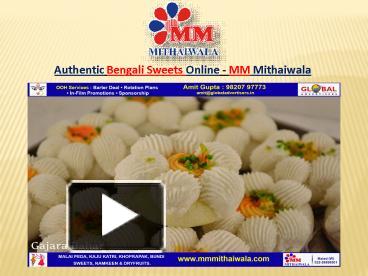 PPT – Authentic Bengali Sweets Online - MM Mithaiwala PowerPoint ...