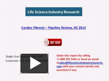 PPT – Cardiac Fibrosis Disease Market Review, H2 2014 PowerPoint ...