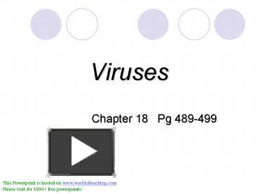 PPT – Viruses PowerPoint Presentation | Free To Download - Id: 694f8c-MTA0M