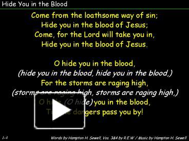 PPT – PDHymns PowerPoint Presentation | Free To Download - Id: 695bf9-OTk2O