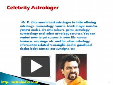 PPT – Astro India | Celebrity Astrologer | Vastu Shastra For Home ...