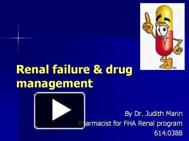 PPT – Renal Failure PowerPoint Presentation | Free To Download - Id ...