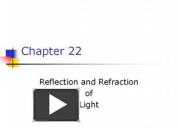 PPT – Reflection And Refraction PowerPoint Presentation | Free To ...