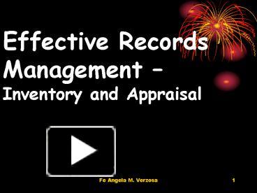 PPT – Effective Records Management PowerPoint Presentation | Free To ...