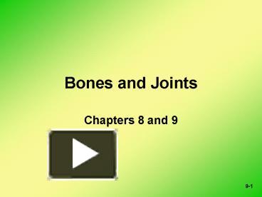 PPT – Bones And Joints PowerPoint Presentation | Free To View - Id ...