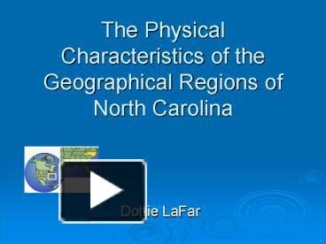 PPT – The Physical Characteristics of the Geographical Regions of North 