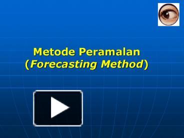 PPT – Metode Peramalan (Forecasting Method) PowerPoint Presentation ...