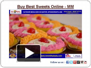 PPT – Buy Best Sweets Online - MM Mithaiwala PowerPoint Presentation ...