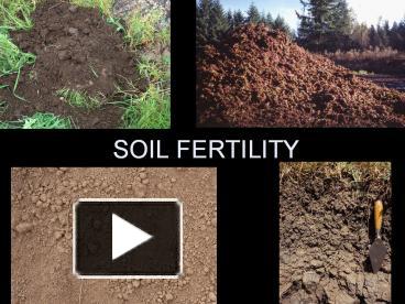 PPT – SOIL FERTILITY PowerPoint Presentation | Free To View - Id ...