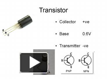 Ppt Transistor Powerpoint Presentation Free To Download Id A A B Zjnhy