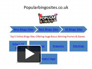 PPT – Top 5 Free Bingo Sites Offering Huge Bonus Winning Promos & Games ...