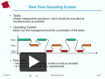 PPT – Real Time Operating System PowerPoint Presentation | Free To ...