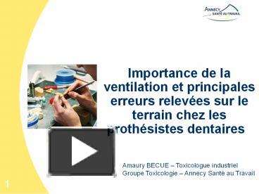 PPT – Importance De La Ventilation Et Principales Erreurs Relev ...