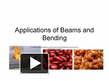 PPT – Applications Of Beams And Bending PowerPoint Presentation | Free ...