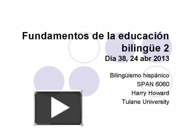 PPT Fundamentos De La Educaci PowerPoint Presentation Free To