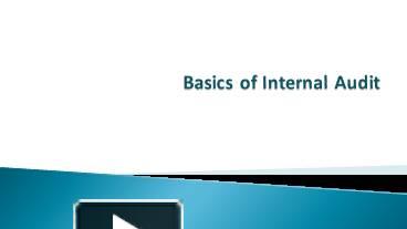 PPT – Basics Of Internal Audit PowerPoint Presentation | Free To ...