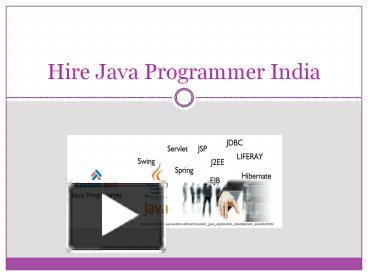 Ppt Hire Java Programmer Powerpoint Presentation Free To Download