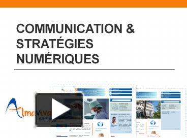 PPT – Communication & Stratégies Numériques PowerPoint Presentation ...