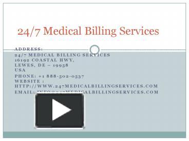 PPT – Medical Billing Outsourcing PowerPoint Presentation | Free To ...