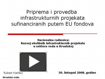 PPT – Priprema I Provedba PowerPoint Presentation | Free To Download ...