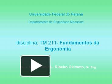 PPT – Universidade Federal Do Paran PowerPoint Presentation | Free To ...