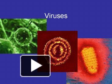 PPT – Viruses PowerPoint Presentation | Free To Download - Id: 7e1810-ZjQxZ