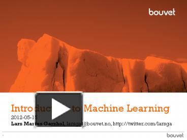 PPT – Introduction To Machine Learning PowerPoint Presentation | Free ...