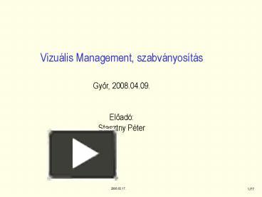 PPT – Visua-szabv PowerPoint Presentation | Free To Download - Id ...