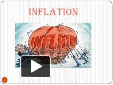 PPT – INFLATION PowerPoint Presentation | Free To View - Id: 7f5313-YjlmY