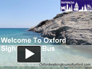 PPT Oxford Sightseeing Bus PowerPoint Presentation Free To Download