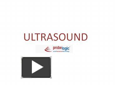 PPT – ULTRASOUND PowerPoint Presentation | Free To Download - Id ...