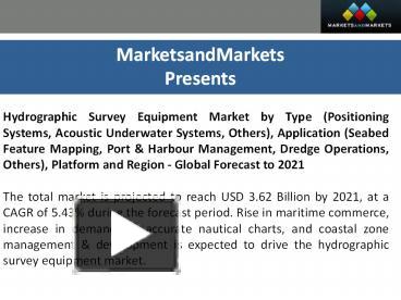 PPT – Hydrographic Survey Equipment Market Worth 3.62 Billion USD ...