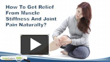 PPT – Natural Remedies To Relieve Osteoarthritis Pain And Joint ...