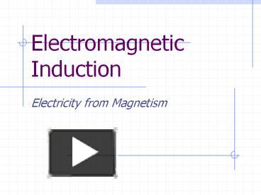 PPT – Electromagnetic Induction PowerPoint Presentation | Free To View ...