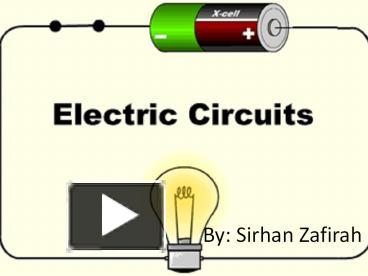 PPT – Electric Circuit PowerPoint Presentation | Free To Download - Id ...