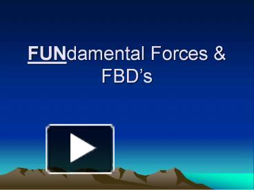 PPT – FUNdamental Forces PowerPoint Presentation | Free To View - Id ...